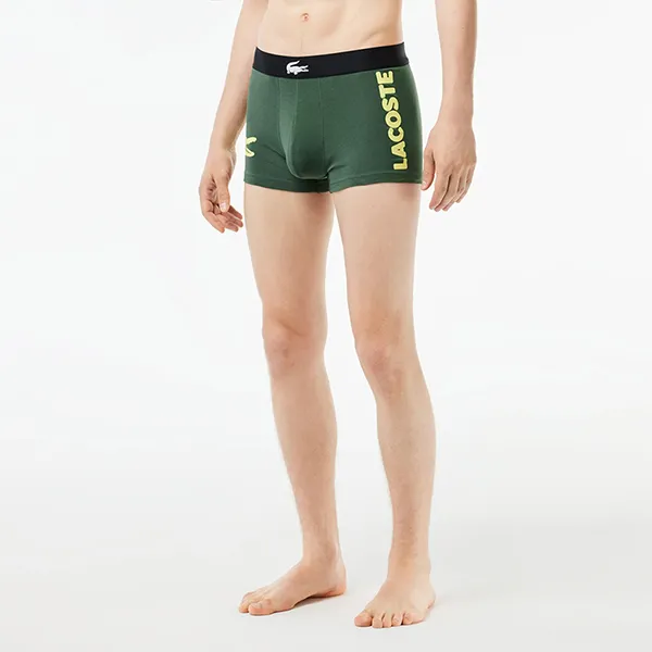 Set 3 Quần Lót Nam Lacoste Trunks Boxers 3-Pack 5H1803 RIU Phối Màu Size S - Thời trang - Vua Hàng Hiệu