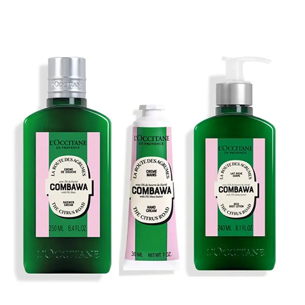 Set Chăm Sóc Da Body L'Occitane Holiday 24 Combawa Collection 3 Món - Mỹ phẩm - Vua Hàng Hiệu
