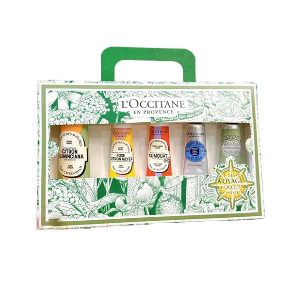 Set Kem Dưỡng Da Tay L'Occitane Holiday Mini Hand Cream ( 30ml + 4 x 10ml) Mix Mùi Ngẫu Nhiên - Mỹ phẩm - Vua Hàng Hiệu