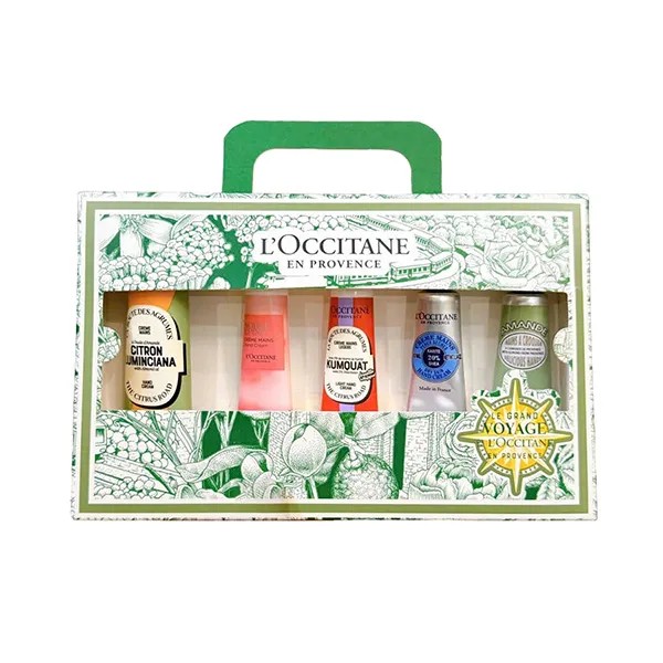 Set Kem Dưỡng Da Tay L'Occitane Holiday Mini Hand Cream ( 30ml + 4 x 10ml) Mix Mùi Ngẫu Nhiên - Mỹ phẩm - Vua Hàng Hiệu