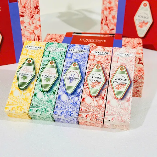Set Kem Dưỡng Da Tay L'Occitane Le Grand Voyage Hand Cream 30ml X 5 - Mỹ phẩm - Vua Hàng Hiệu