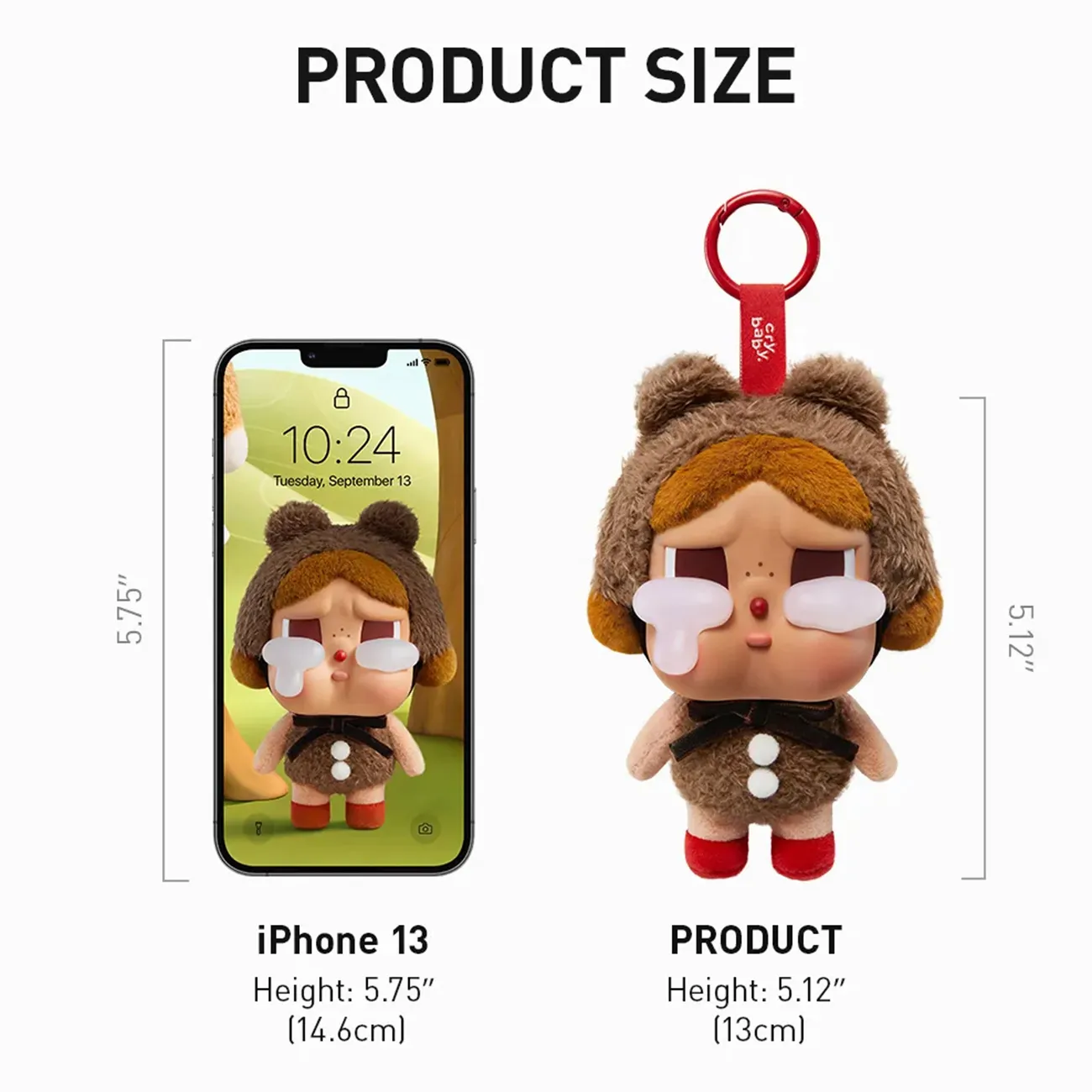 Set Móc Khóa Pop Mart Crybaby Crying Again Series Vinyl Face Plush Blind Box Phối Nhiều Màu