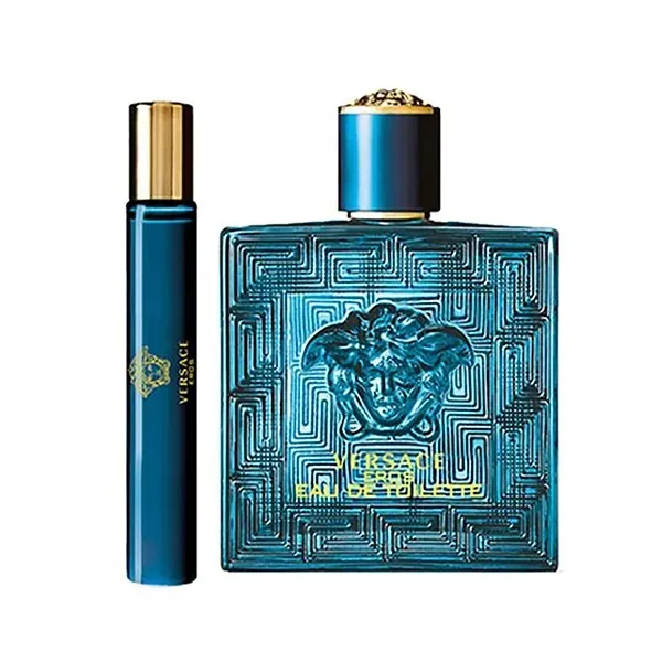 Set Nước Hoa Nam Versace Eros EDT 100ml + 10ml + Túi - Nước hoa - Vua Hàng Hiệu