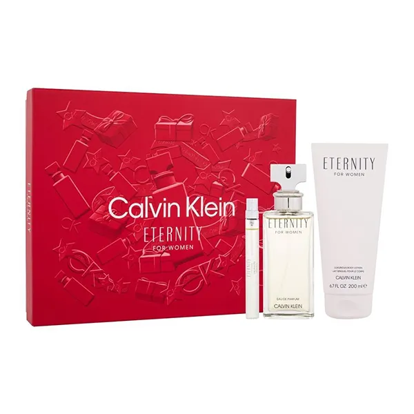 Set Nước Hoa Nữ Calvin Klein CK Eternity For Women (EDP 100ml + EDP 10ml + Body Lotion 200ml) - Nước hoa - Vua Hàng Hiệu