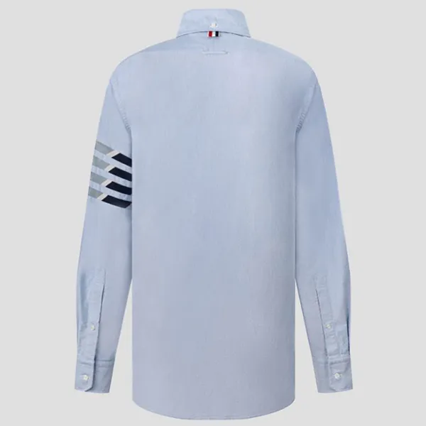 Sơ Mi Nam Thom Browne Blue With 4 Bar Printed MWL374C-05373-480 Màu Xanh Size 0 - Thời trang - Vua Hàng Hiệu