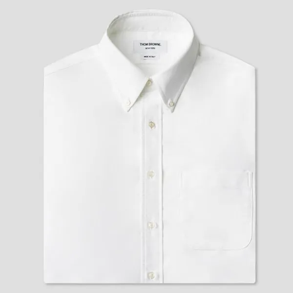 Sơ Mi Nam Thom Browne White With 4-Bar Printed MWL374C-05371-100 Màu Trắng - Thời trang - Vua Hàng Hiệu