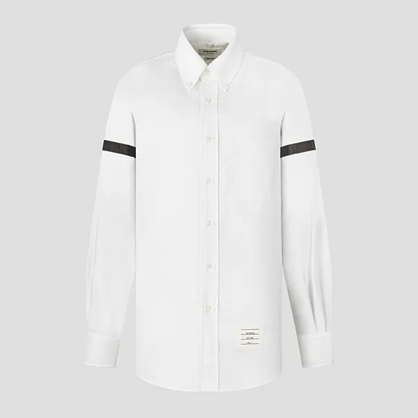 Sơ Mi Nam Thom Browne White With Black Armband MWL150B-06177-133 Màu Trắng Size 0 - Thời trang - Vua Hàng Hiệu