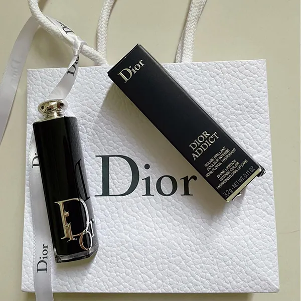 Son Dior Addict Hydrating Shine 524 Diorette Màu Cam Đào - Son Môi - Vua Hàng Hiệu
