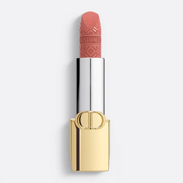 Son Dior Rouge Dior Lipstick Limited Edition Golden Case 217 Velvet Màu Hồng Cam Đất