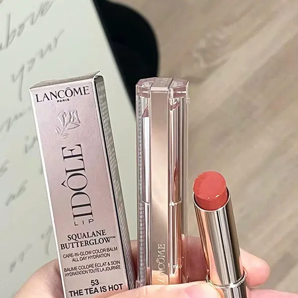 Son Dưỡng Lancôme Lip Idôle Squalane Butterglow 53 The Tea Is Hot Màu Hồng Nâu Ấm - Son Môi - Vua Hàng Hiệu