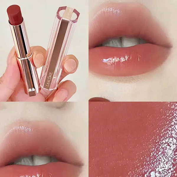 Son Dưỡng Lancôme Lip Idôle Squalane Butterglow 53 The Tea Is Hot Màu Hồng Nâu Ấm - Son Môi - Vua Hàng Hiệu