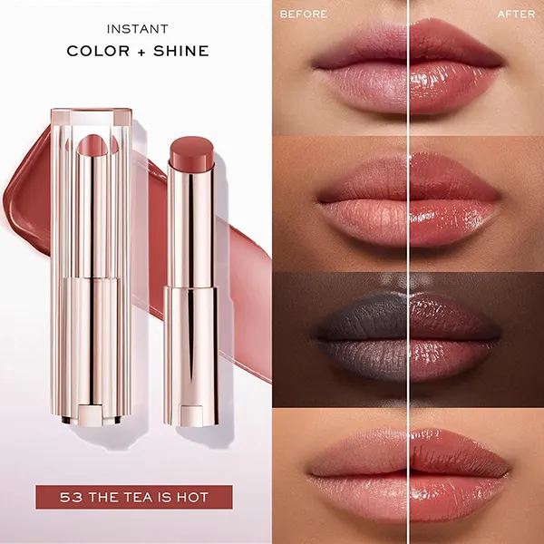 Son Dưỡng Lancôme Lip Idôle Squalane Butterglow 53 The Tea Is Hot Màu Hồng Nâu Ấm - Son Môi - Vua Hàng Hiệu
