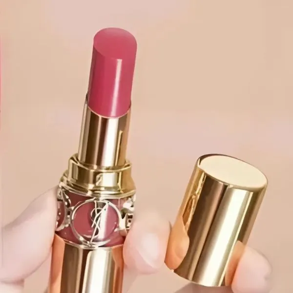 Son Dưỡng Yves Saint Laurent YSL 162 Pulsing Rosehip Rouge Volupté Shine Màu Hồng Đào