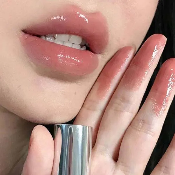 Son Dưỡng Yves Saint Laurent YSL Loveshine Candy Glaze 15 Showcasing Nude Màu Cam Nude Đất - Son Môi - Vua Hàng Hiệu