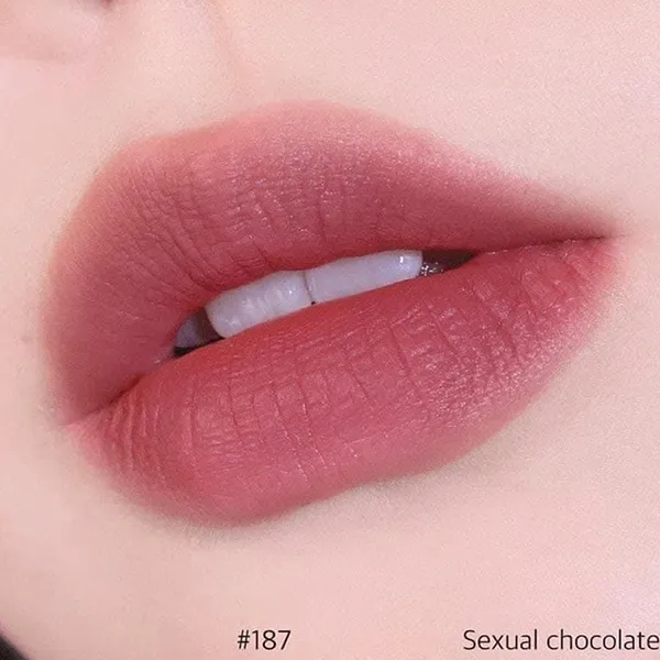 Son Hera Sensual Powder Matte Liquid 187 Sexual Chocolate Màu Hồng Nâu