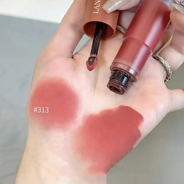 Son Kem Lancôme L’absolu Rouge Intimatte Liquid 313 Skin To Skin Màu Hồng San Hô 6ml