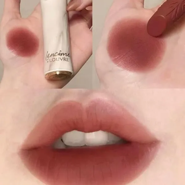 Son Lancôme X Louvre L'absolu Rouge Drama Matte 200 French Drama Màu Đỏ Nâu