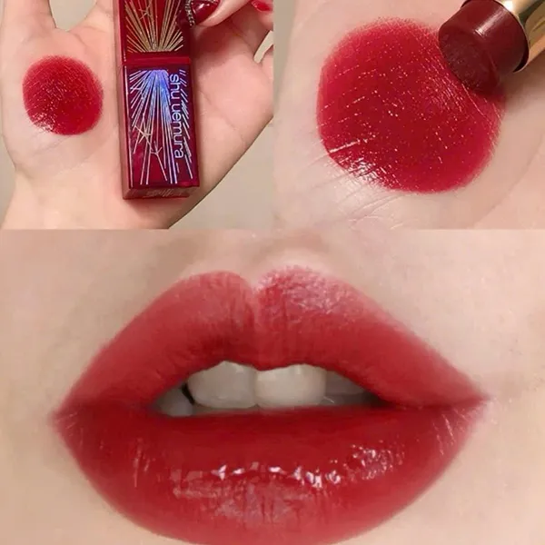 Son Shu Uemura Rouge Unlimited Amplified Lacquer AL RD 175 Màu Đỏ Đất Cherry