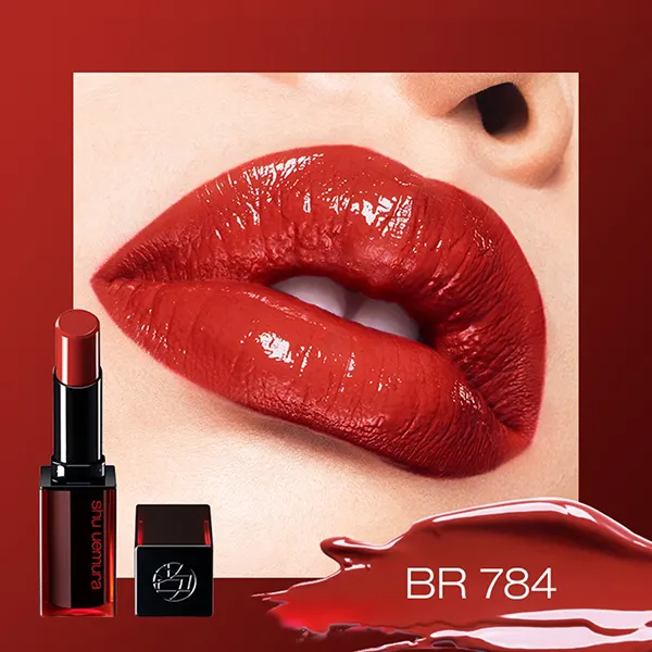 Son Shu Uemura Rouge Unlimited Amplified Lacquer BR 784 Màu Đỏ Đất