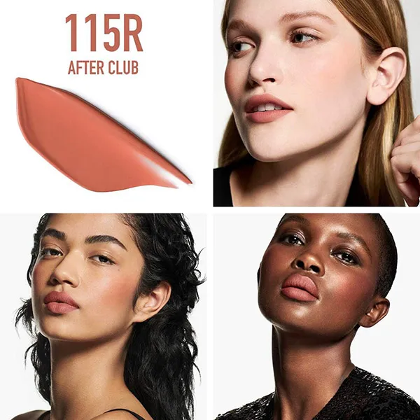Son Valentino Liquirosso Lip & Blush 115R After Club Màu Cam Đào - Son Môi - Vua Hàng Hiệu