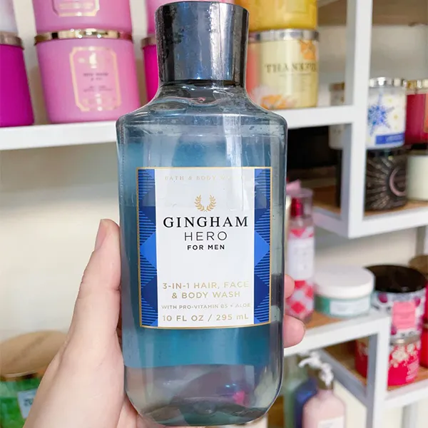 Sữa Tắm, Gội Và Rửa Mặt Nam Bath & Body Works Gingham Hero For Men 3in1 295ml - Mỹ phẩm - Vua Hàng Hiệu