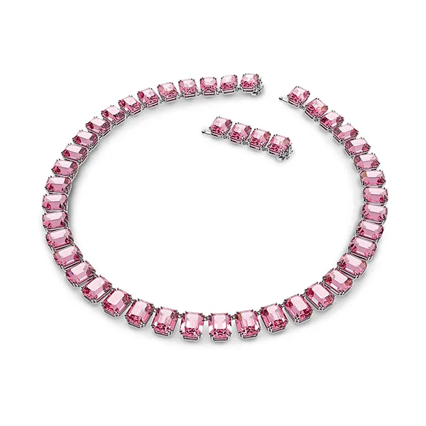 Dây Chuyền Nữ Swarovski Millenia Pink Octagon Cut Necklace 5608807 Màu Hồng - Trang sức - Vua Hàng Hiệu