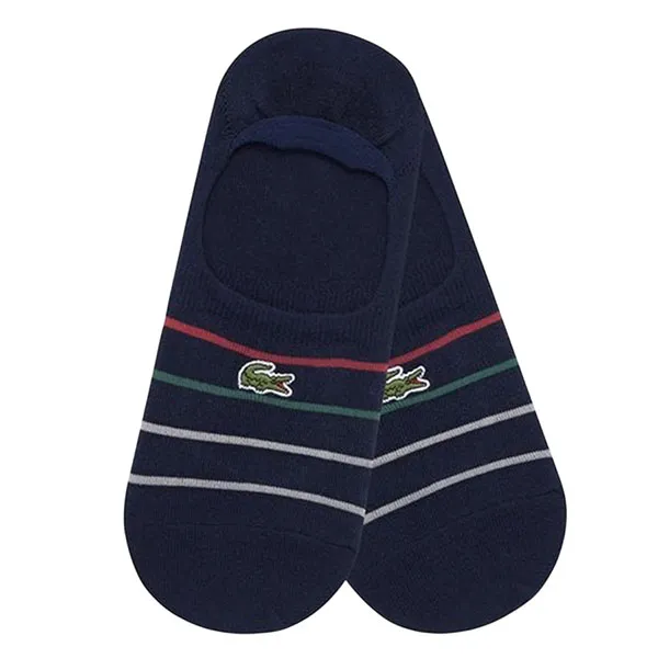 Tất Nam Lacoste Color Block Socks RA681E 166 Màu Xanh Navy