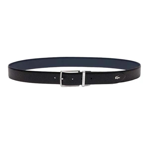 Thắt Lưng Nam Lacoste Reversible Wide Buckle Beltt RC4097 672 Màu Đen