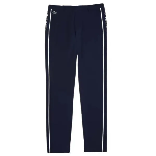Quần Dài Chơi Golf Nam Lacoste Light Stretch Golf Pants in Blue HH0856 525 Màu Xanh Navy Size 38