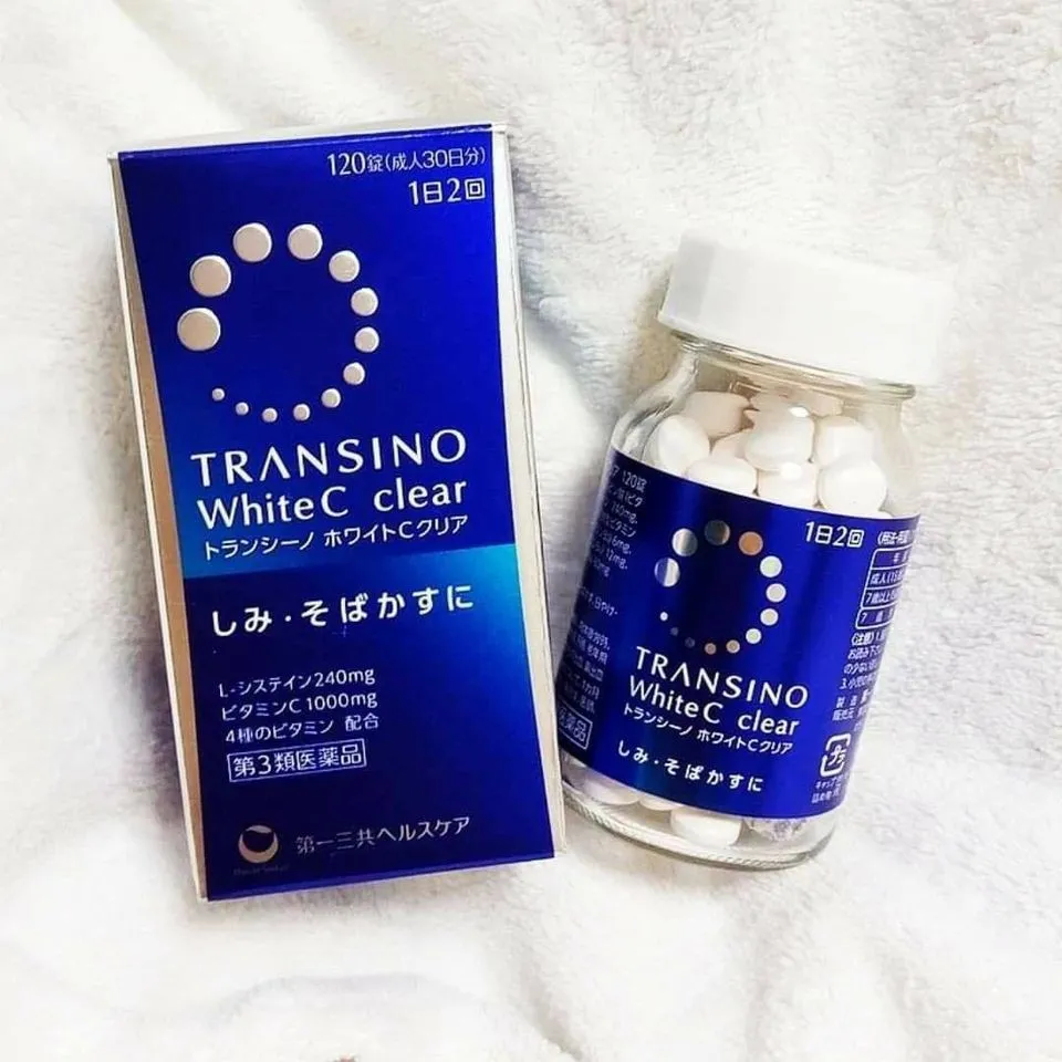 Viên Uống Transino White C Clear