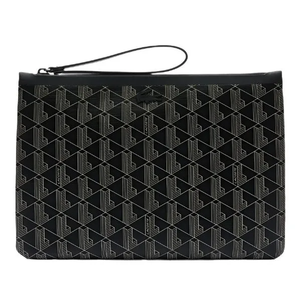 Túi Cầm Tay Unisex Lacoste Zely Wallet Large NF4729ZE N56 Màu Đen