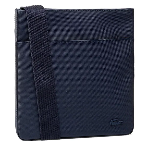 Túi Đeo Chéo Lacoste Flat Crossover Bag NH2850 021 Màu Xanh Navy