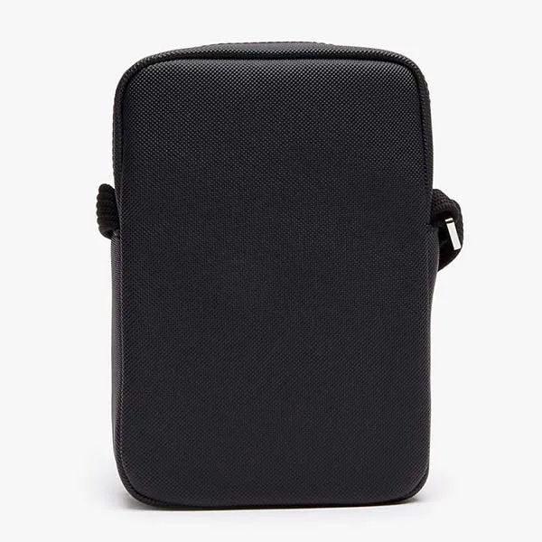 Túi Đeo Chéo Nam Lacoste Classic Petit Piqué Zip Bag NH2340HC 000 Màu Đen