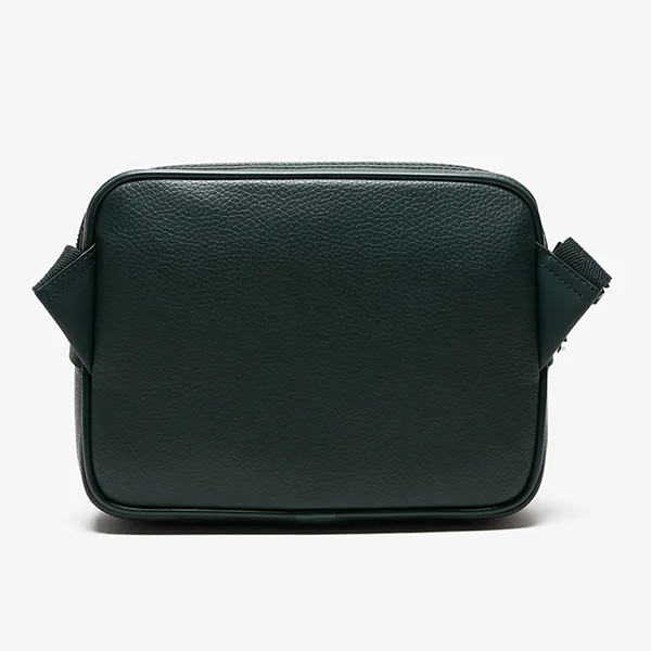 Túi Đeo Chéo Nam Lacoste Angy Grain Leather NH4561GY B43 Màu Xanh Đậm