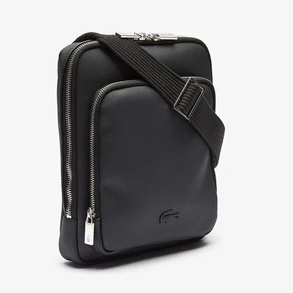 Túi Đeo Chéo Nam Lacoste Classic Music Club NH3284 Black Màu Đen