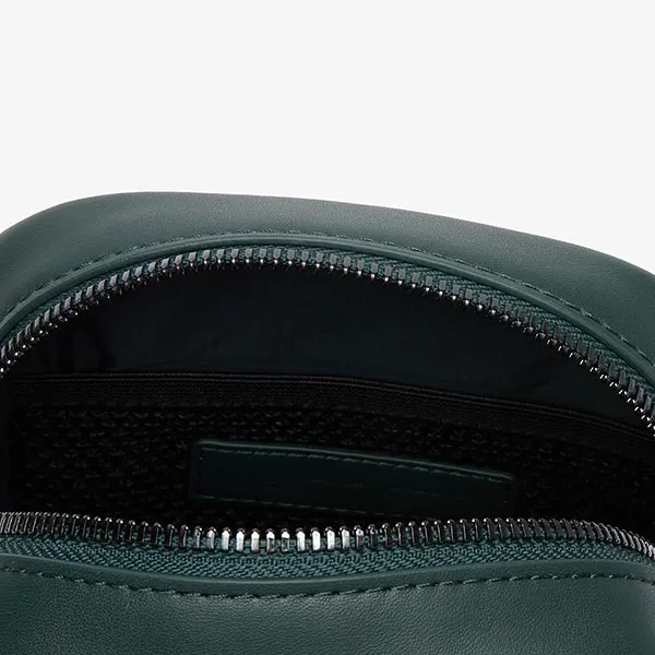 Túi Đeo Chéo Nam Lacoste Small Monogram Satchel NH4399 - B43 Màu Xanh Green