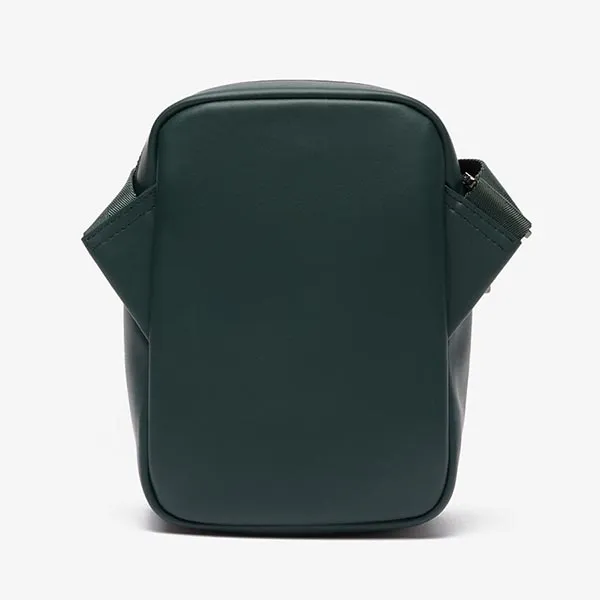 Túi Đeo Chéo Nam Lacoste Small Monogram Satchel NH4399 - B43 Màu Xanh Green