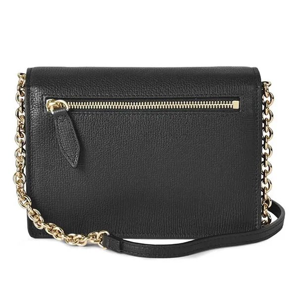 Túi Đeo Chéo Nữ Burberry Baby Macken House Check Leather Crossbody Bag 80670551 Màu Nâu Đen