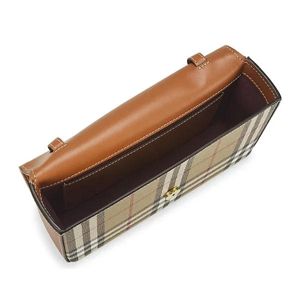 Túi Đeo Chéo Nữ Burberry Hampshire Crossbody Bag 80704211 Màu Beige - Túi xách - Vua Hàng Hiệu