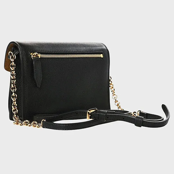 Túi Đeo Chéo Nữ Burberry Small Macken House Check Leather Crossbody Bag 80803211 Màu Nâu Đen