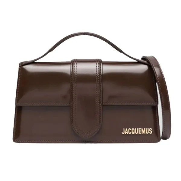 Túi Đeo Chéo Nữ Jacquemus Brown Leather the Large Bambino 213BA007 3128890 Màu Nâu - Túi xách - Vua Hàng Hiệu