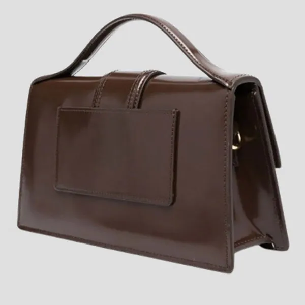 Túi Đeo Chéo Nữ Jacquemus Brown Leather the Large Bambino 213BA007 3128890 Màu Nâu - Túi xách - Vua Hàng Hiệu
