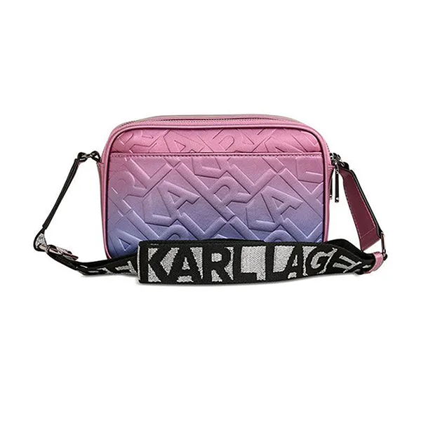 Túi Đeo Chéo Nữ Karl Lagerfeld Paris And Choupette Maybelle Crossbody Màu Hồng Ombre