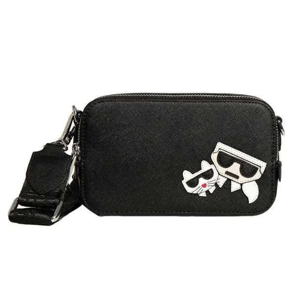 Túi Đeo Chéo Nữ Karl Lagerfeld Paris Camera Cocktail Shoulder Bag Màu Đen
