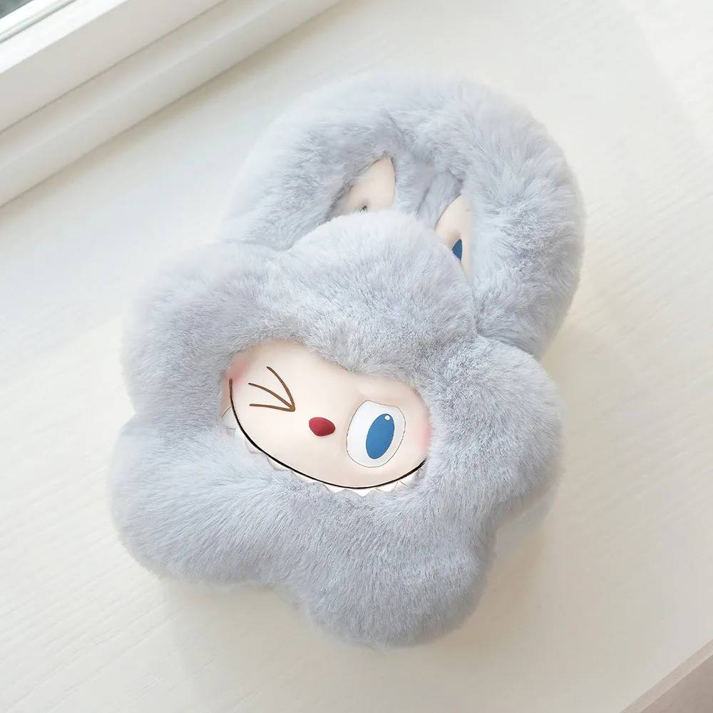 Túi Đeo Chéo Pop Mart The Monsters Classic Series-Plush Flower Bag Màu Xanh Blue