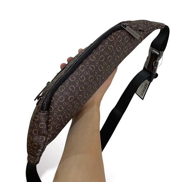 Túi Đeo Hông Nam Guess DX22174 Natural Logo Belt Bag Màu Nâu - Túi xách - Vua Hàng Hiệu