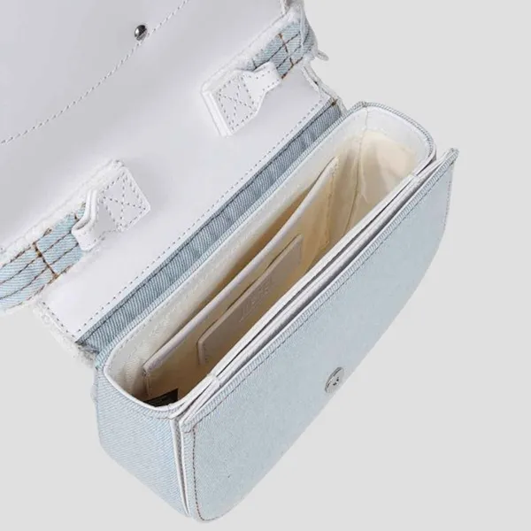 Túi Đeo Vai Nữ Diesel 1DR Shoulder Bag Light Blue Denim X08396 P5471 H0918 Màu Xanh Blue - Túi xách - Vua Hàng Hiệu