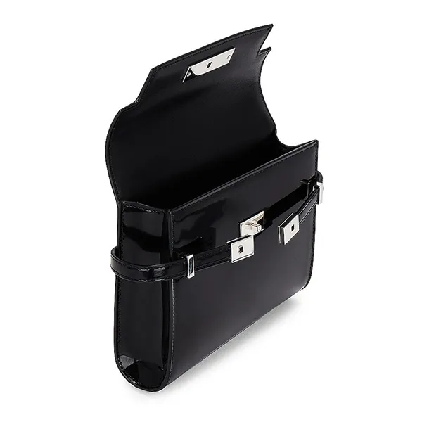 Túi Đeo Vai Nữ Yves Saint Laurent YSL Black Leather Manhattan Mini 760378 AACE7 1000 Màu Đen - Túi xách - Vua Hàng Hiệu
