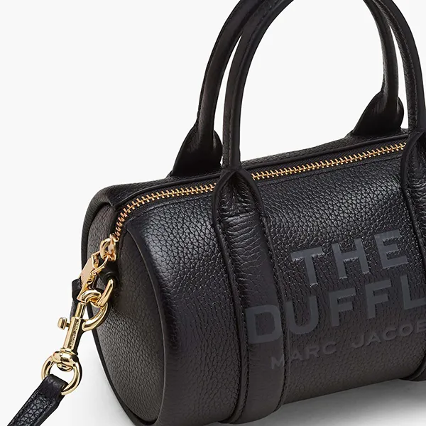 Túi Trống Nữ Marc Jacobs The Leather Mini Duffle Bag 2S4HCR032H02 Màu Đen