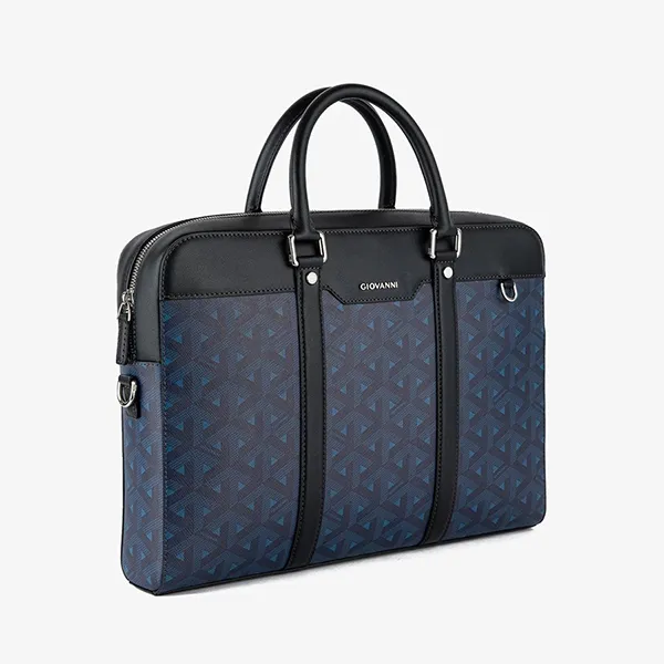 Túi Xách Đựng Laptop Nam Giovanni GBB0041-1 Màu Xanh Navy Đậm